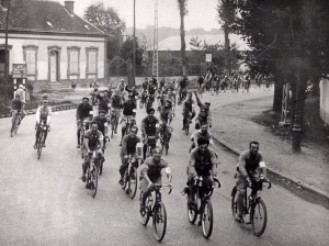 Cyclos en noir et blanc