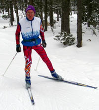 Gérard en ski de fond