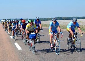 Cyclistes en rando